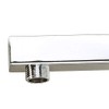Sanixa Shower Arm Square Solid Chrome-Plated Brass 30 cm Wall