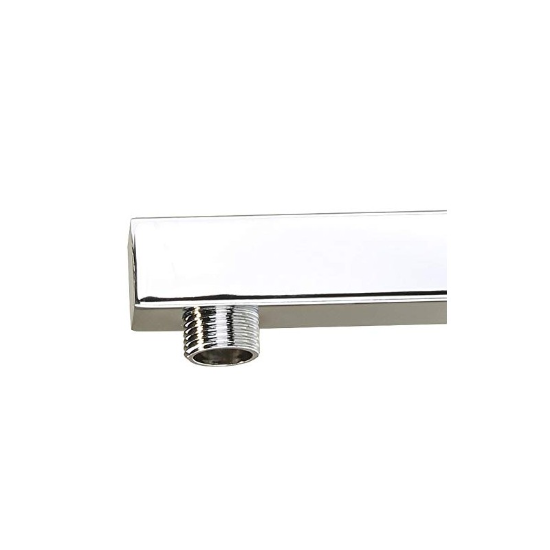 Sanixa Shower Arm Square Solid Chrome-Plated Brass 30 cm Wall