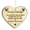 Pet-Jos Decorative Sign Heart Plaque 10 x 10 cm Always