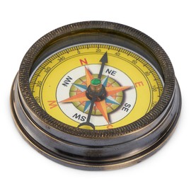 NKlaus 11655 Compass Antique Brass 5.5 cm Pocket Compass Direction Indicator