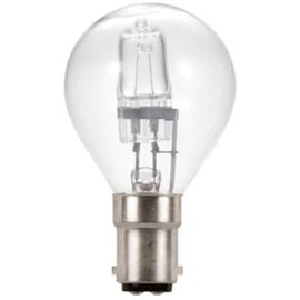 Merriway Eco-Halogen Energy Saving Golfball Dimmable (Twin Pack) 42W, B15d, 42 W
