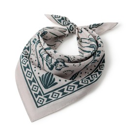 GT BANDANA 22"x22" Cowboy Hunting Cotton Bandana Multi-Purpose Headbands, White Cowboy, 22 x 22 x 0.2 inches