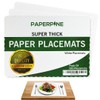 Rectangle Disposable Paper Placemat (100 Pack) - 10 x 14