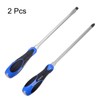 HARFINGTON 2pcs Magnetic Screwdriver SL8 x 185mm PH3 x 185mm