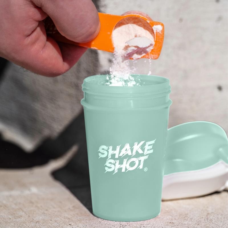 Shake Shot Solid 4 oz Mini Pre-workout & Supplement Bottle