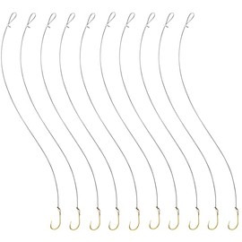 Last Cast Tackle 1/0 - 3/0 Baitholder Fishing Hook with 12" Leader - 10pcs (2/0)