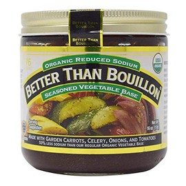 Better Than Bouillon Organic Vegetable Base 16 Oz, Reduced Sodium, Original Version, EACH