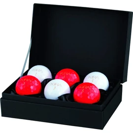 Casco Ball KIRA DIAMOND Red and White Gift 6P