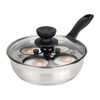 MARSKITOP Egg Poacher Pan Nonstick 4 Eggs, Poached Egg Pan