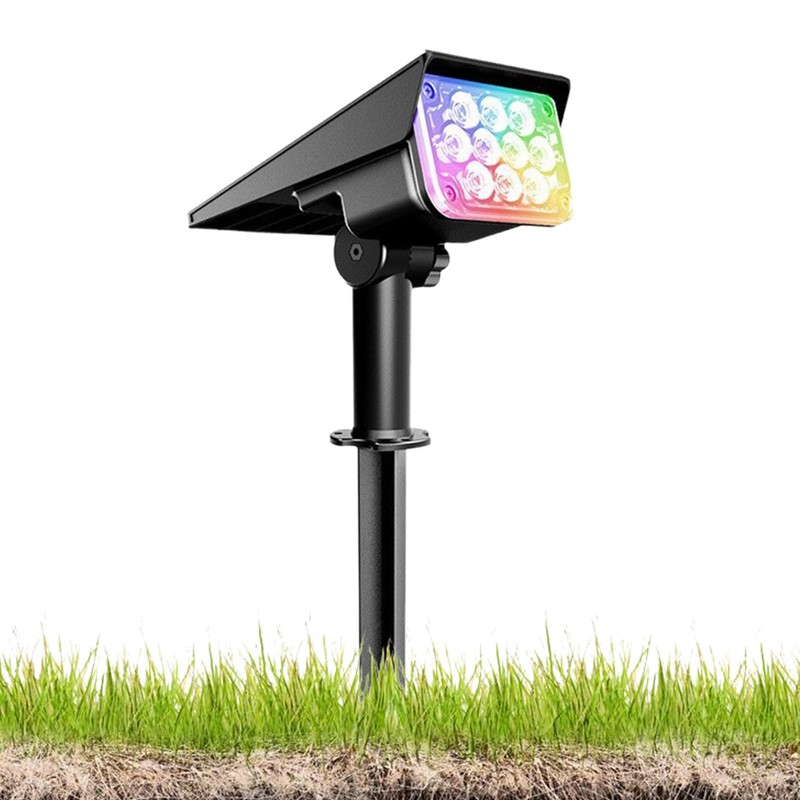 Solar Pathway Lights,Wall Sconce - Waterproof Weatherproof Color Changing Landscape