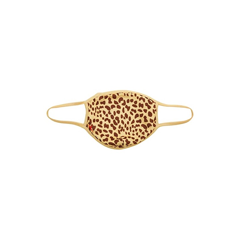 WILD REPUBLIC Wild Smiles Adult Face Mask, Reusable, Washable, Cheetah