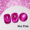 Imtiti Cat Eye Gel Nail Polish, Hot Pink Holographic Magnetic