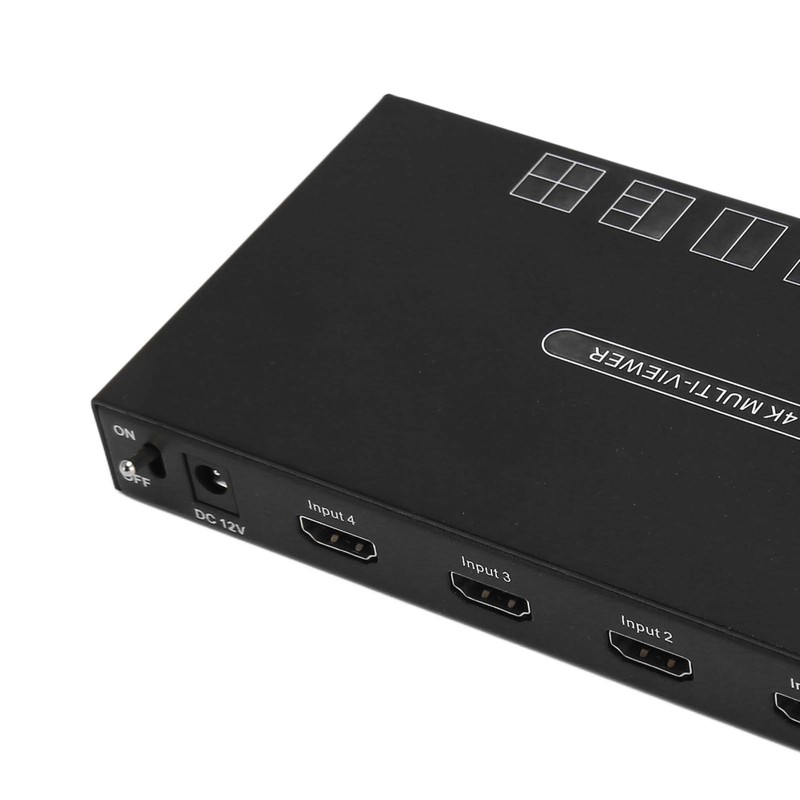 HD Multimedia Interface Multi Viewer Switch 4 Channel 4K HD