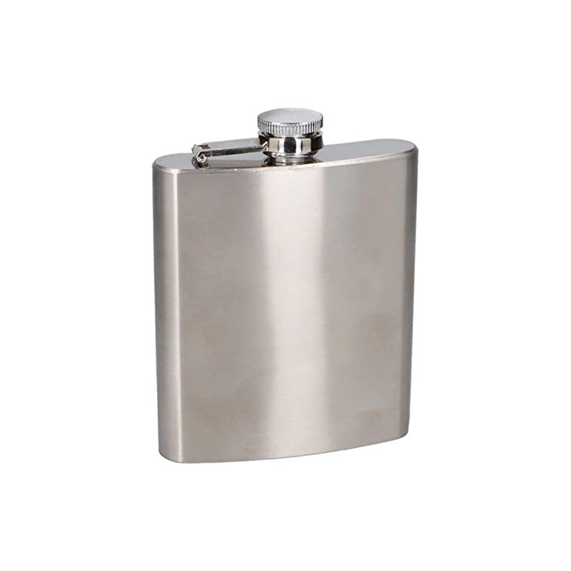 Stainless Steel Hip Flask Shot Bottle Short 200 ml