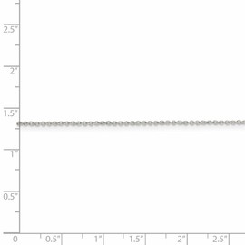 JewelryWeb 925 Sterling Silver Polished Lobster Claw Closure 1mm Cable Chain Necklace 18 Inch Chain-Necklace for Women and Men