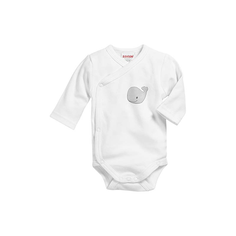 Schnizler Unisex Baby Bodysuits Whale Design - Pack of 2