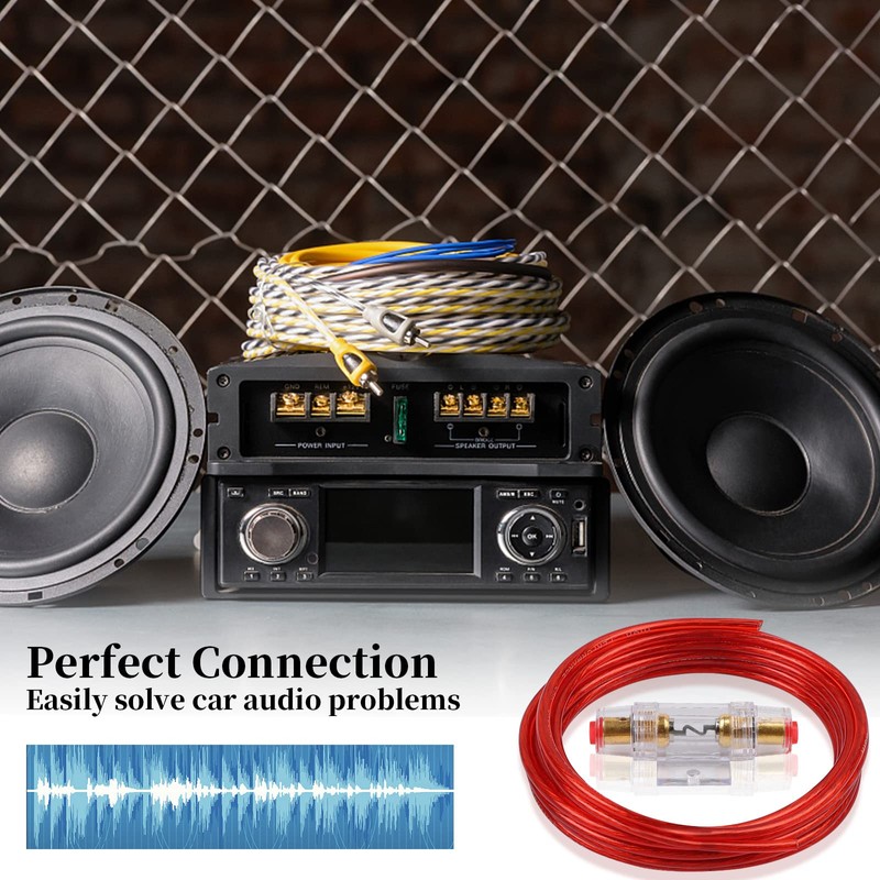 Amplifier Cable Set, Connection Set, Car Amplifier Cable Set, Subwoofer