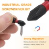 sourcing map 2pcs PH1 Phillips Screwdriver Bit 1/4" Hex Shank