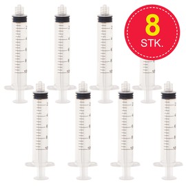 Baker Ross FN274 Syringes Set - 8 Pack Syringes for Crafts, Paints, Glue and Ink