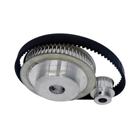 HTD 5M Timing Belt Pulley 15mm Width 405mm Belt 60 Teeth 20Teeth 3:1 Ratio Synachronous Pulley 5mm 6mm 8mm 10mm 12mm 14mm 15mm 16mm 19mm 20mm 22mm 24mm 25mm Transmission Pulley (60T-14mm, 20T-10mm)