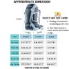 Joy Walker Waterproof Backpack Rain Cover for (15-90L), Upgraded Anti-slip