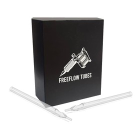 FREEFLOW 13MT 13FT Magnum Flat Tip Long Tattoo Tubes Gripless Disposable Sterile