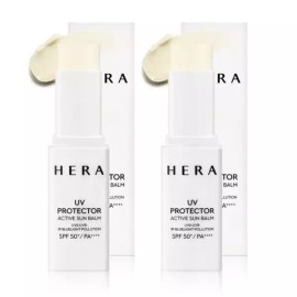 Hera (eTV) [헤라] 유브이 프로텍터 액티브 선밤 선스틱 10g x2개 (eTV) [Hera] UV Protector Active Sun Balm Stick 10g x2 pieces [Single option]