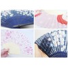 Keisuu K-132 Hand Fan, Japanese Miscellaneous Goods, Silk Fan, Ponshake,