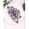 Aimimier Bridal Purple Crystal Hair Comb Amethyst Hair Piece Wedding
