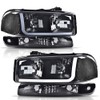 PIT66 LED DRL BAR Headlights Assembly, Compatible with 1999-2006 GMC