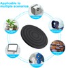 Black 20 cm Turntable, 360° Rotating Turntable, Plastic, Multi-Purpose Rotating