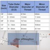 20PCS 1/4" Ice Maker & Refrigerator Water Line Kit -