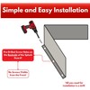 Eagle 1 Rain Gutter Valley Splash Guards, Straight or Bent