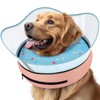 Supet Raised Inflatable Dog Cone Collar to Stop Licking, Soft