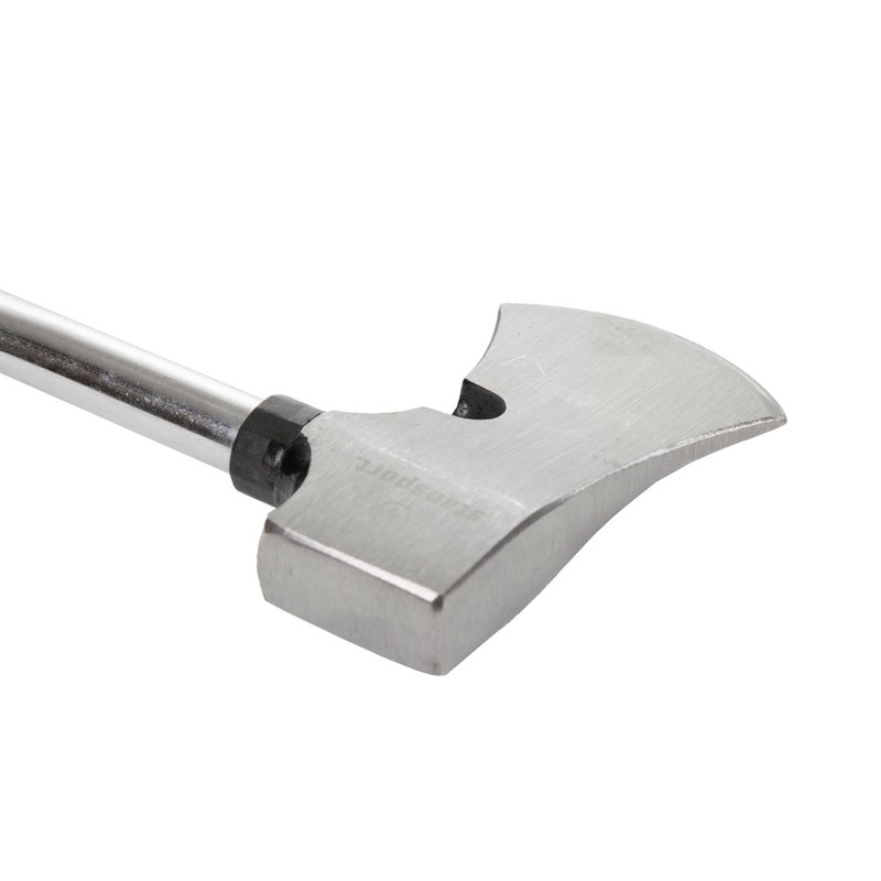 Stansport Rubber Handle Camp Axe/Hammer, Black, Silver, 13.25"" l x