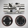 cciyu Chrome Steering joints 13/16-36 Spline X 3/4" DD U-Joint