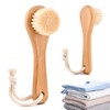 Laundry Stain Brush, Natural Soft Boar Bristles