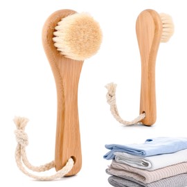 Laundry Stain Brush, Natural Soft Boar Bristles