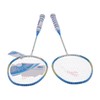 2 Player Badminton Racquets Set Lightweight Full Carbon Double Rackets