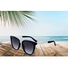 SQUAD Sunglasses for Women Adults Square Fashion with Glasses Case,