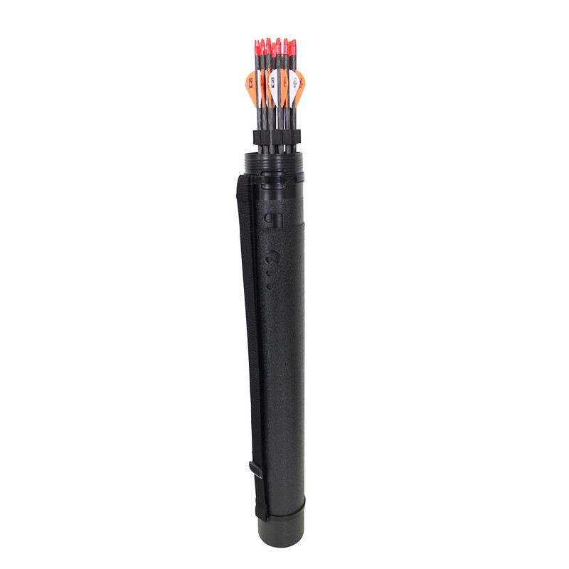SAS Adjustable Archery Arrow Case Carrier with Strap (Tube with