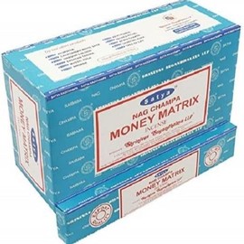 Satya Incense Sticks, Increase Spirituality & Relaxation, Lit Your Day With Holy Fragrance Scented Perfume - Fragrance: Money Matrix, Gram: 90 Gram 6pk