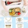 GIGGLEBUDDY Silicone Baby Feeding Set with Bento Box - Baby