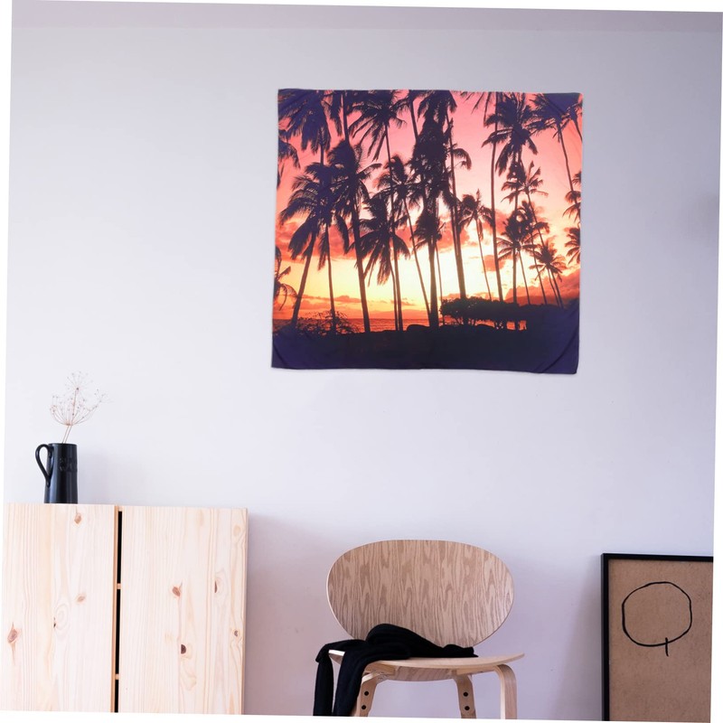 Mikinona 1 Set Hawaiian Style Wall Tapestry Beach Backdrop with