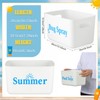 Remerry 6 Pcs Poolside Storage Basket with Handles, Storage Buckets