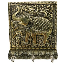 AARNAV Elephant Design Hanger Wall Key Holder Stand Home Decor | Key Holder Elephant Design Key Stand