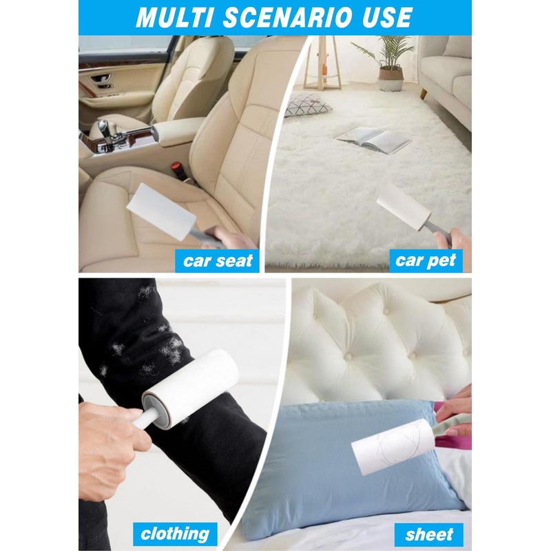 Lint Roller Refills for Pet Hair 600 Sheets Extra Sticky