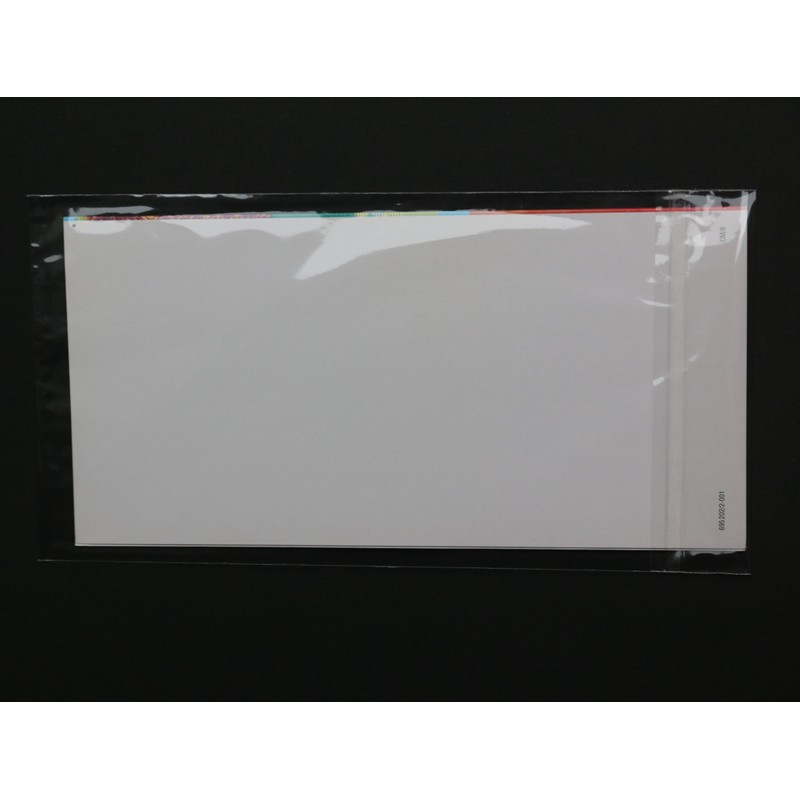 Pack of 50 DL Card SelfSeal Envelopes Cases Transparent 116