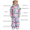 GSOU SNOW Ski Suit Kids Snowsuit One Piece Boys Girls
