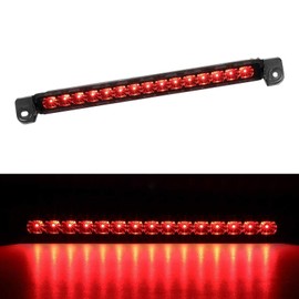 Cxdar Third 3rd Brake Light LED for 2001 2002 2003 2004 Nissan Pathfinder, High Mount Rear Brake Lights Assembly for 01 02 03 Infiniti QX4, Waterproof Center Cab Lamp Stop Light (Black)